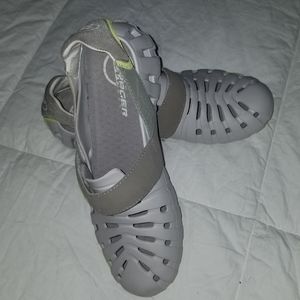 Propet Voyager Walker 8.5 WBB003 Women’s Beach Water Shoes Light Grey/Lilac GUC